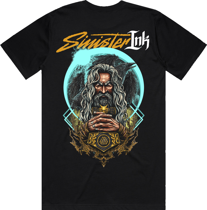 Odin Tee back artwork flat