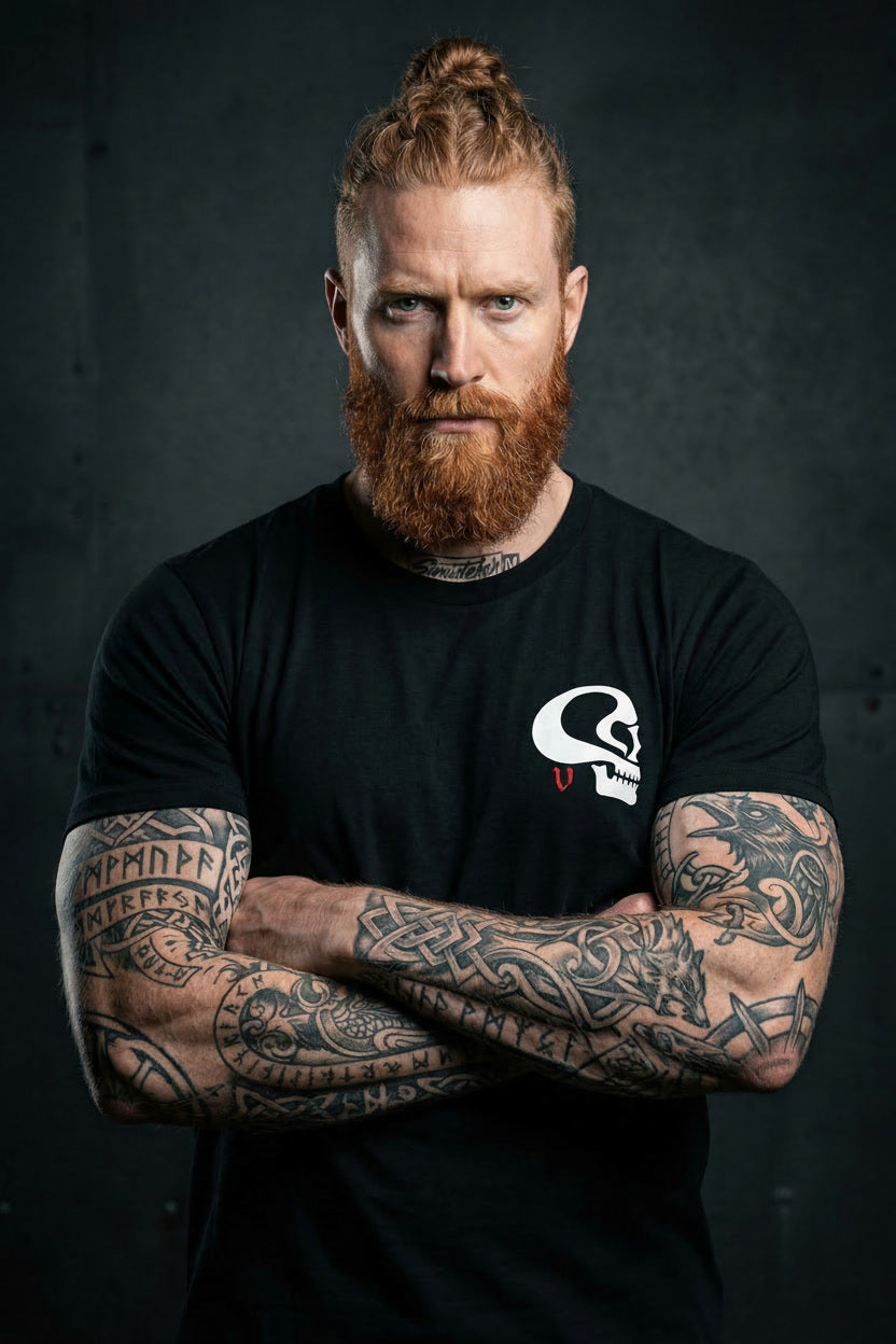 Odin Tee front on model
