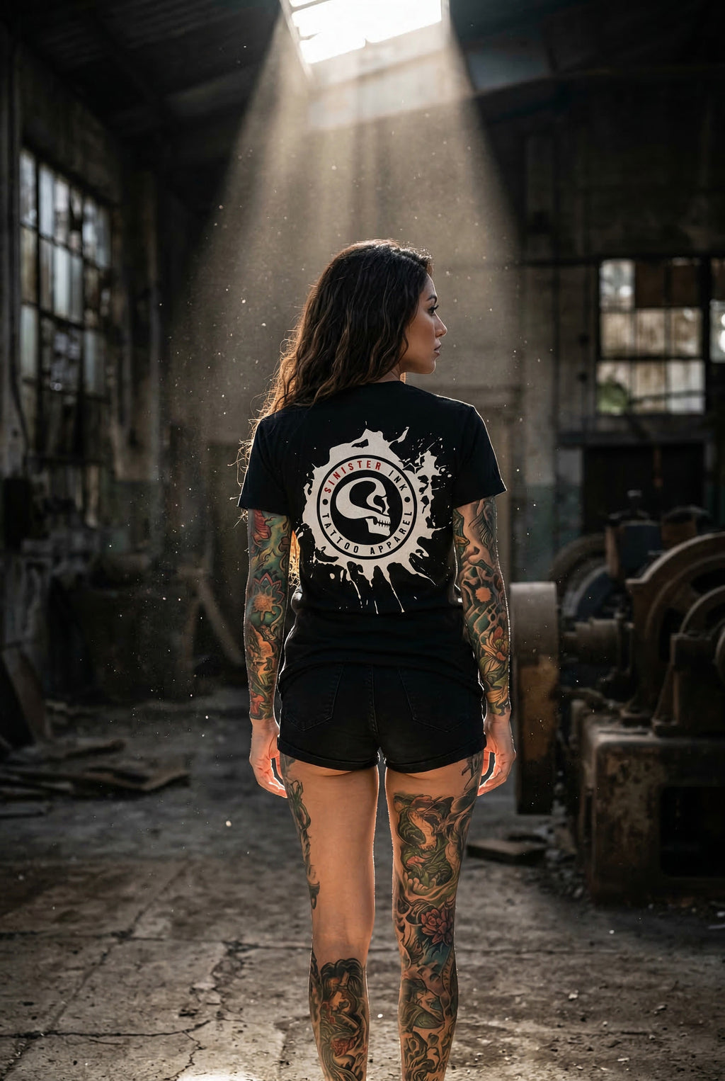 Sinister Ink Original Tee editorial back