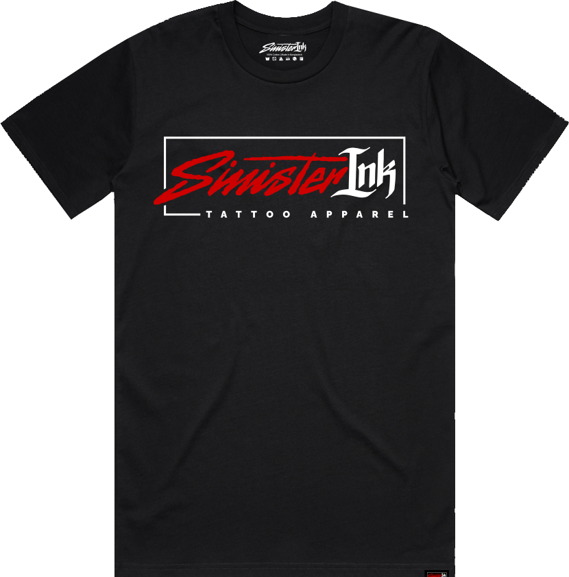 Sinister Ink Original Tee front artwork flat